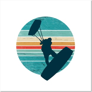 Kitesurfing Quote Vintage Colors Look Posters and Art